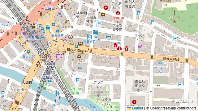 ビストロ Lanterne Rougeの周辺地図