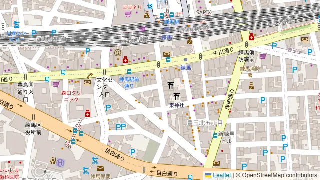 居酒屋きんたろう 練馬店の周辺地図