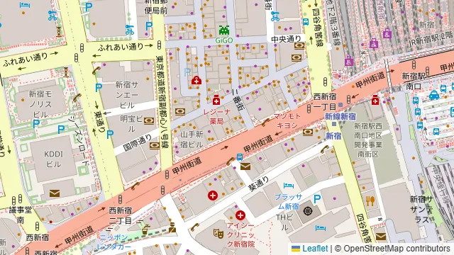 Darts UP(ダーツ アップ)西新宿店の周辺地図