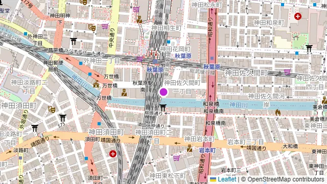 RIVERLD秋葉原Ａの周辺地図