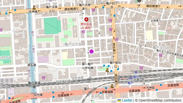 アンフェリシオンの周辺地図