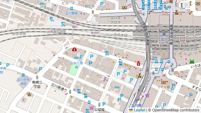チーズ&ワイン Le.Lien 立川の周辺地図