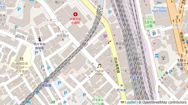 パンコントマテ 代々木店の周辺地図