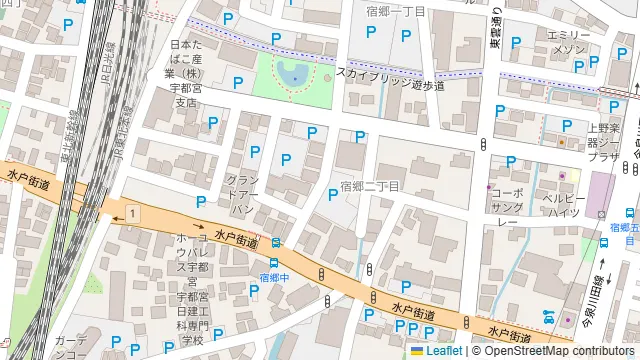 nuage宇都宮の周辺地図
