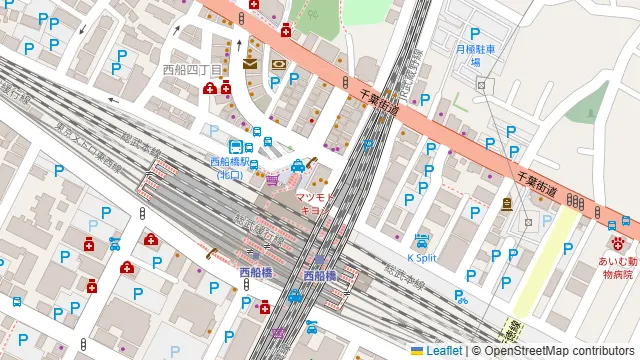 壱岐家 西船橋店の周辺地図