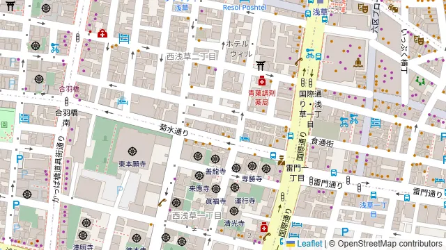 浅草ビール工房の周辺地図