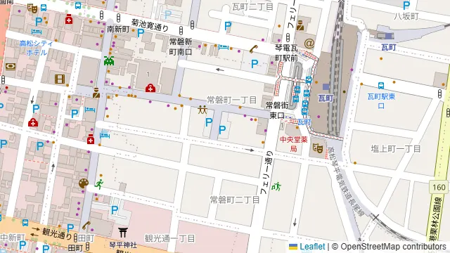 高松文八 はなれの周辺地図