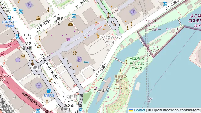 世界のビール博物館 横浜店の周辺地図