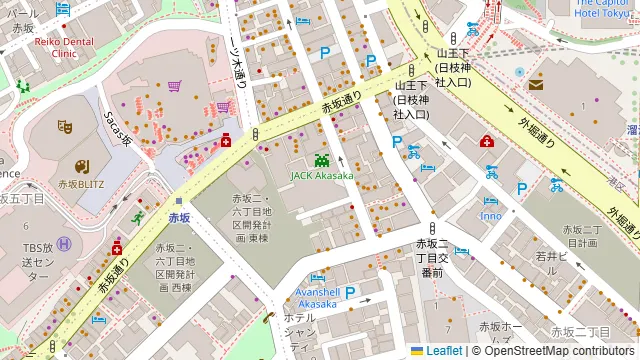 SUBIR AKASAKA TOKYOの周辺地図