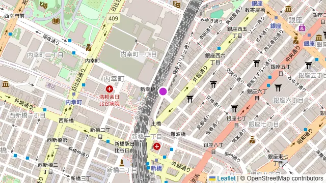 YEBISU BAR 銀座コリドー街店の周辺地図