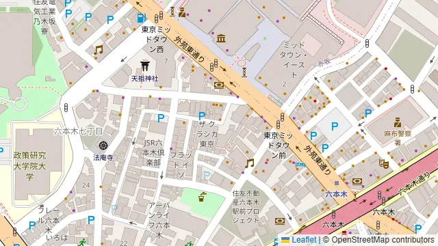 パラッツォ ドゥカーレ 麻布の周辺地図