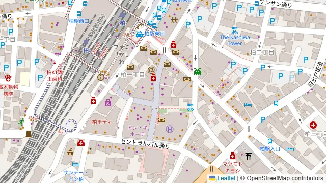 SAPTY PEPPER’S 柏の周辺地図