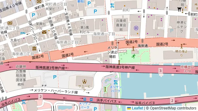 Kobe harbor kitchen Haji/コウベハーバーキッチン ハジの周辺地図