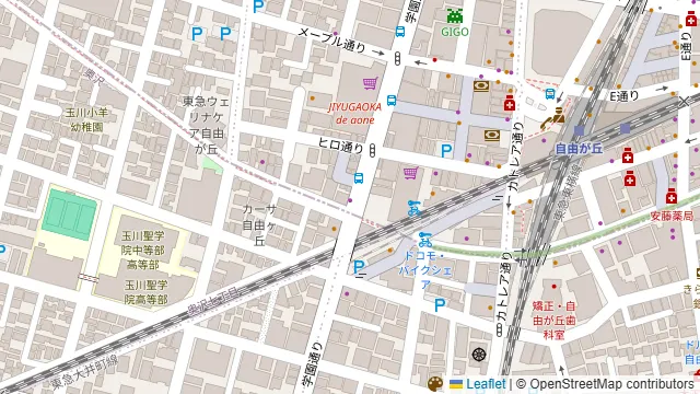 Dana Pointの周辺地図