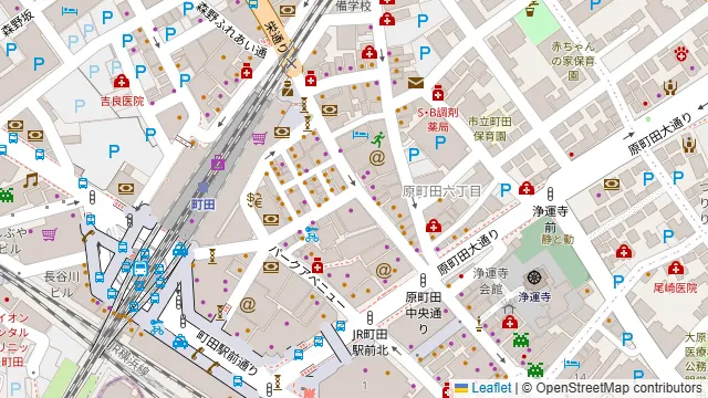 ダイニングダーツバー Bee 町田店の周辺地図