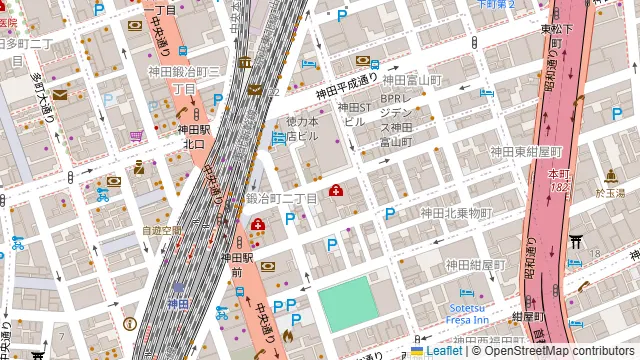 広島焼 HIDE坊 神田店の周辺地図