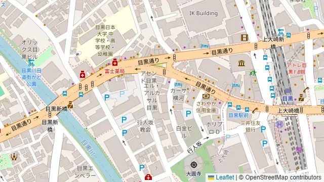 エクセルルーム目黒の周辺地図