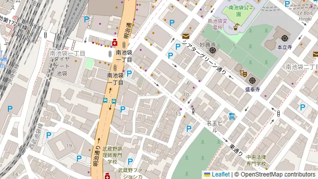 池袋 LiveHouse monoの周辺地図