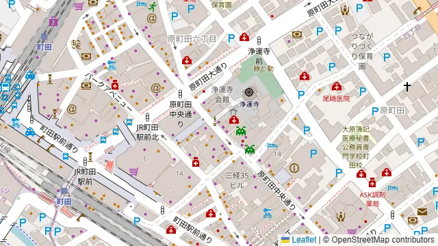 エンタメバー ZINO 町田の周辺地図