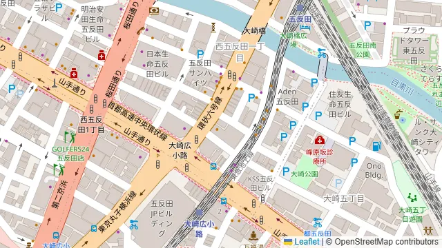 韓無量 五反田西口店の周辺地図