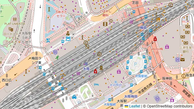 大阪駅チカビジネス会議室の周辺地図