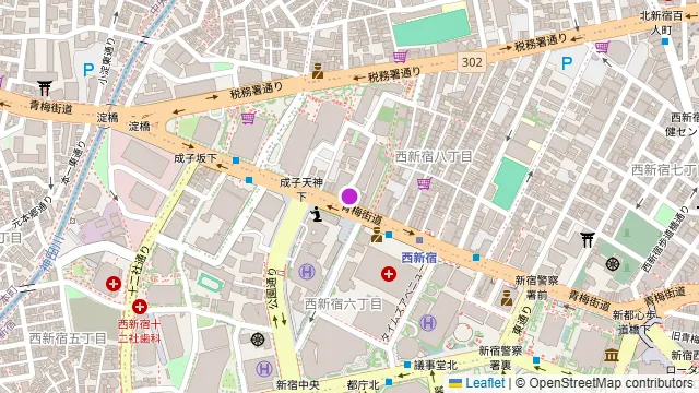 chill inn 西新宿の周辺地図