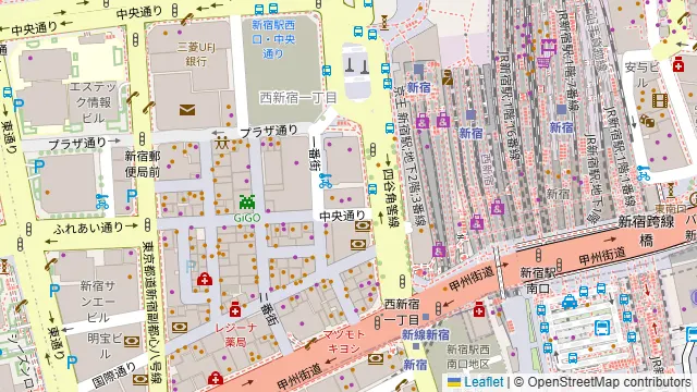 KICHIRI新宿WESTの周辺地図