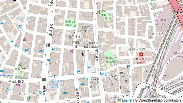 GreenGarden 池袋の周辺地図