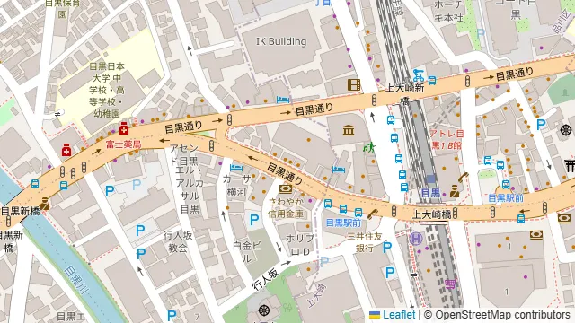 ティグリス中目黒Ⅱの周辺地図