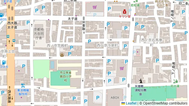てらはうすの周辺地図