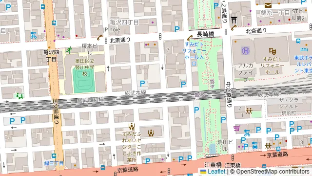 Sunny Place サニープレイス錦糸町の周辺地図
