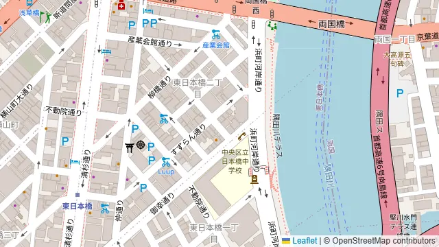 Web会議OKコワーキングスペースの周辺地図