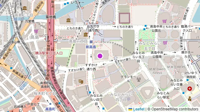 高ようじ みなとみらいの周辺地図