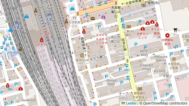 串焼酒場 串ヤロー 大宮本店の周辺地図