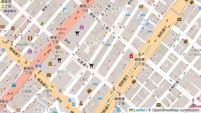 TIME SHARING 銀座三丁目ビルディング 5Fの周辺地図