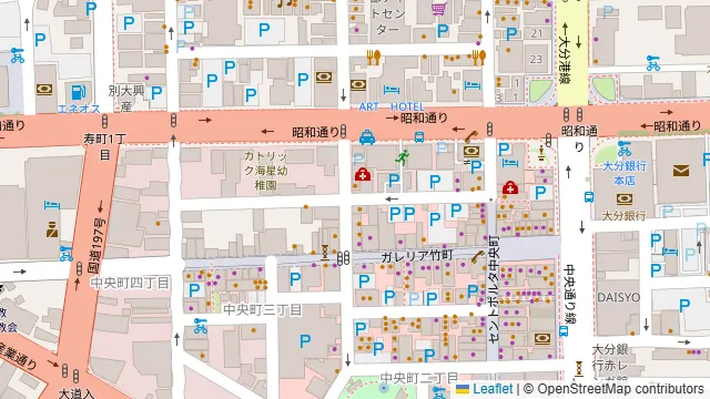 磯焼き 庄八の周辺地図