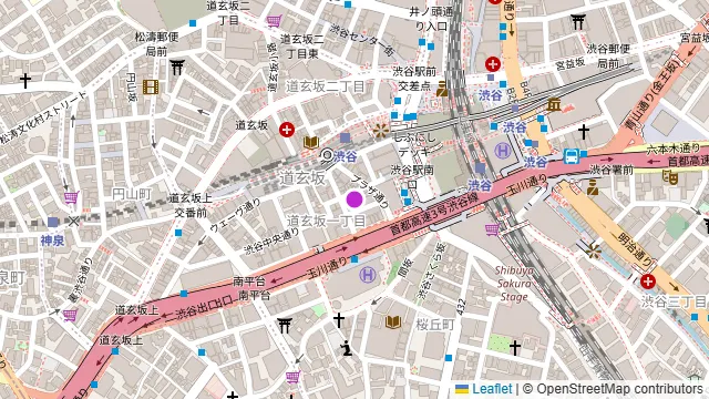 渋谷ガーデンルーム4Fの周辺地図