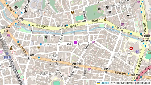 ティグリス中目黒Ⅱの周辺地図