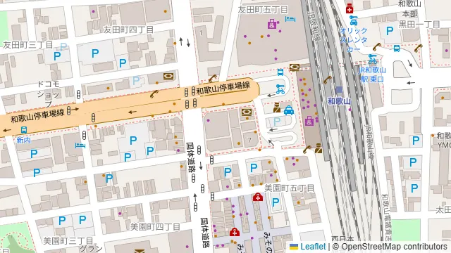 三代目 鳥メロ JR和歌山駅前店の周辺地図