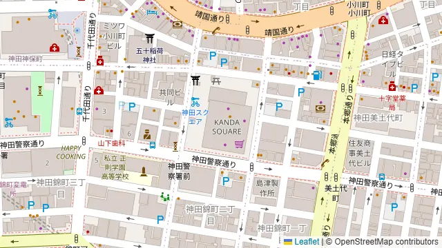 GOOD DISH TOKYOの周辺地図