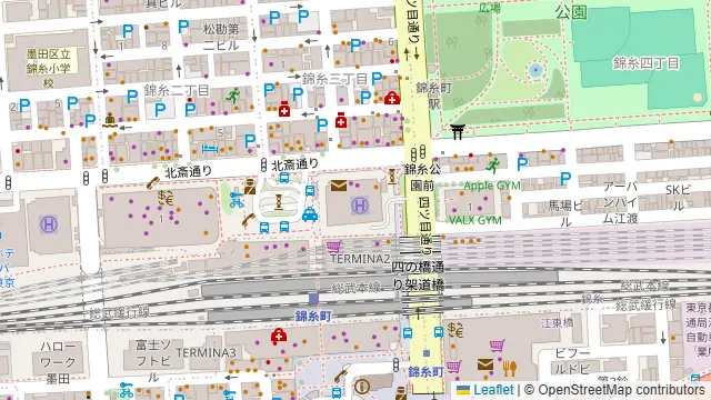 個室居酒屋 酒蔵 季 錦糸町本店の周辺地図