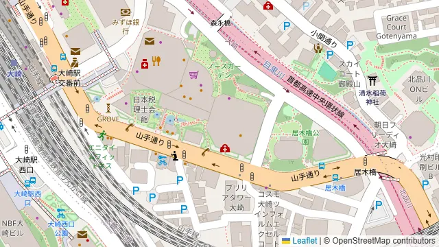 北の味紀行と地酒 北海道 大崎ゲートシティ店の周辺地図