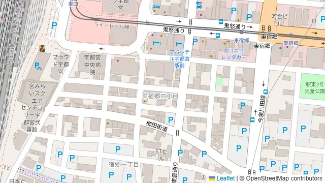 ぎょうざ 典典の周辺地図