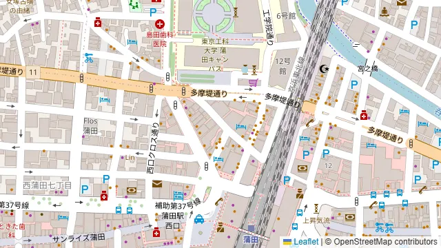 個室居酒屋 くいもの屋わん 蒲田店の周辺地図