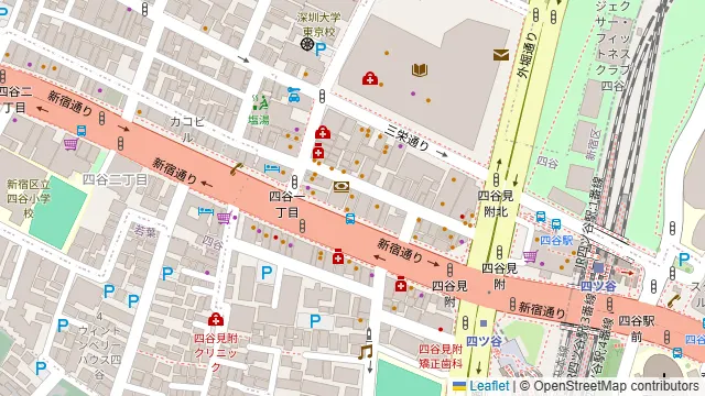 TKPスター貸会議室 四谷 第2の周辺地図