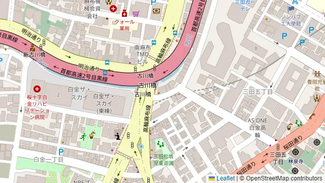 Salvatore Cuomo 白金高輪の周辺地図
