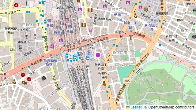 Journal Standard DINING 新宿店の周辺地図