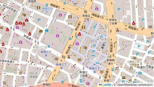 VENIRE VENIRE(新宿)の周辺地図