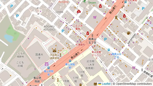 MATOI-YA 表参道店の周辺地図