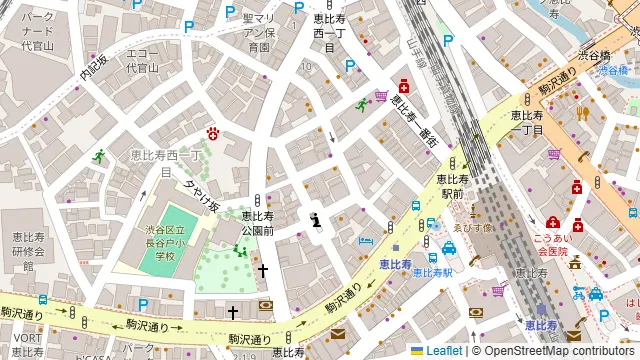 兜 奥座 恵比寿店の周辺地図